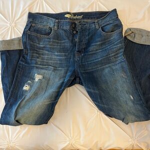 Tall Distressed Boyfriend Jeans